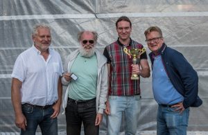 Tvåorna Kungstornet. Fr. v. Kaj Engström, Torbjörn Glimbrandt, Fredrik Andersson och Anders Larsson